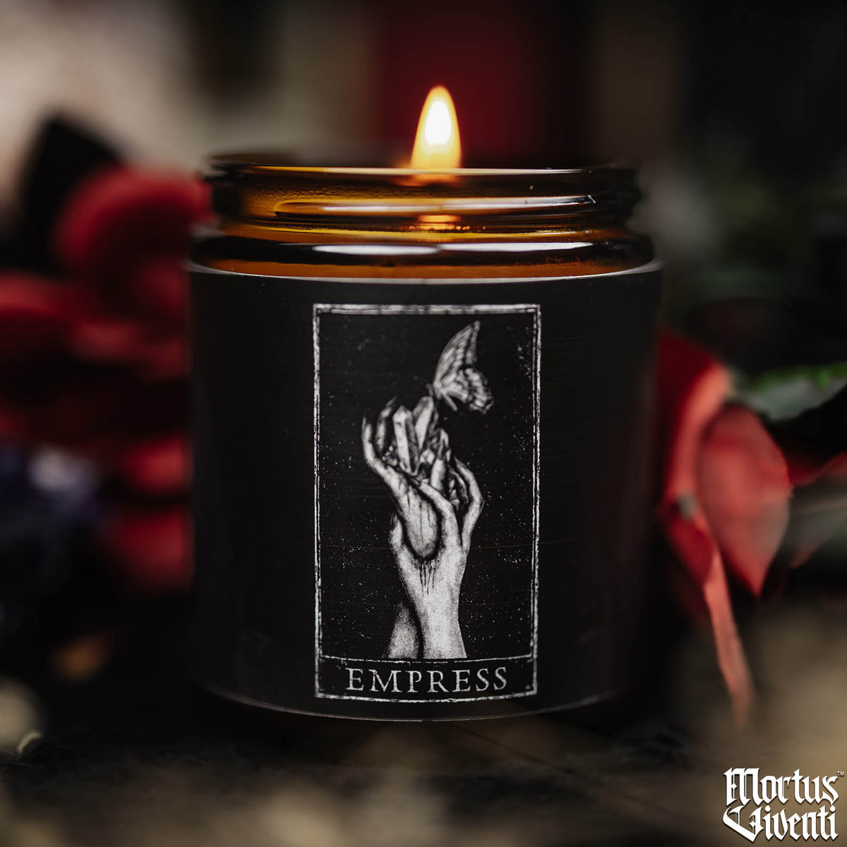 The Empress Tarot Card Soy Candle – Mortus Viventi