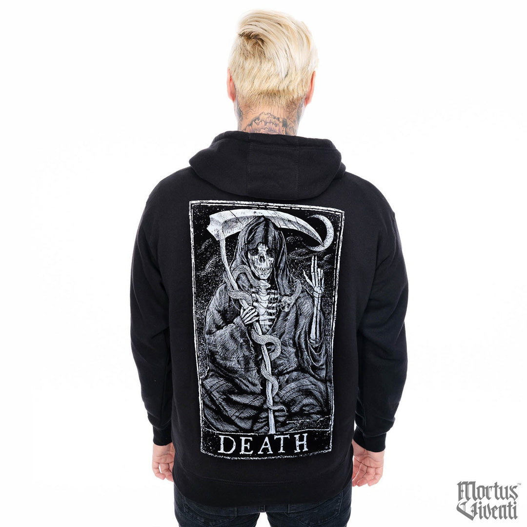 Death Tarot Card Pullover Hoodie – Mortus Viventi