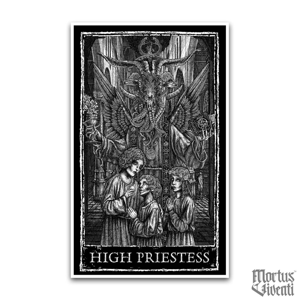 High Priestess 11x17 Tarot Card Poster Print
