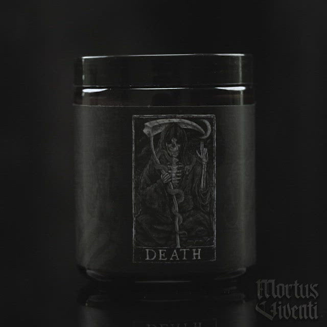 Death Tarot Card Soy Candle – Mortus Viventi
